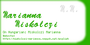 marianna miskolczi business card